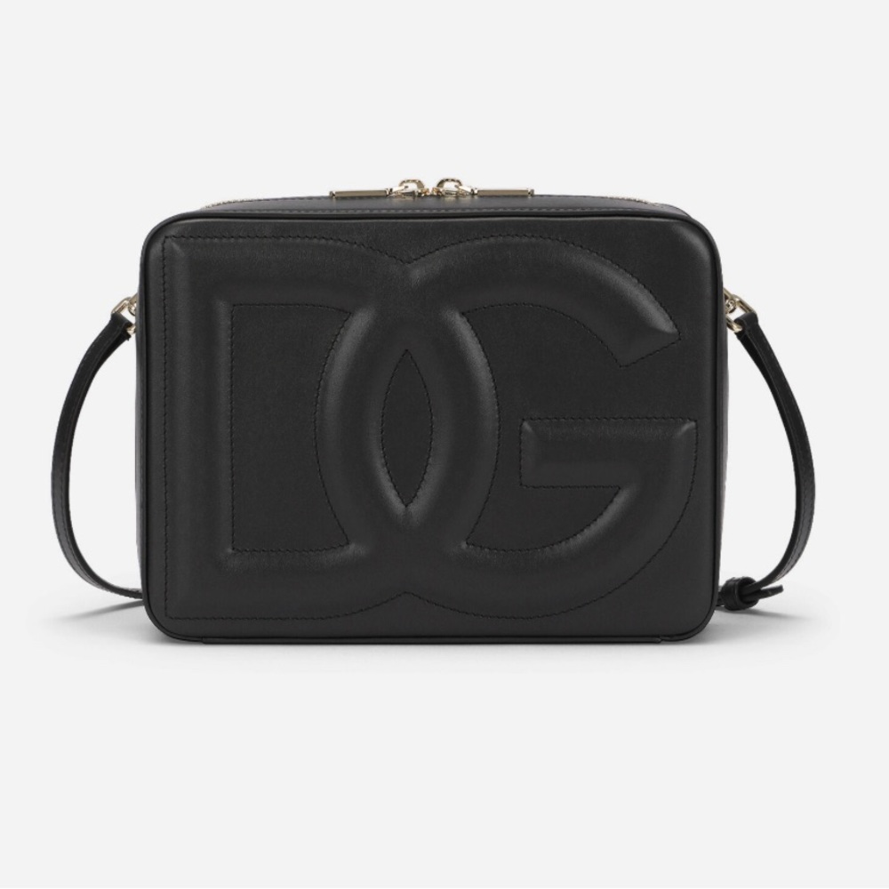 Medium calfskin DG logo Camera bag from Dolce & Gabbana